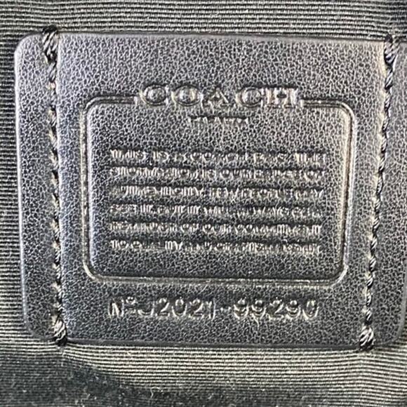 Coach Black Nylon Leather Zip Around Adjustable Strap Baby Diaper Backpack Bag - Picture 6 of 6